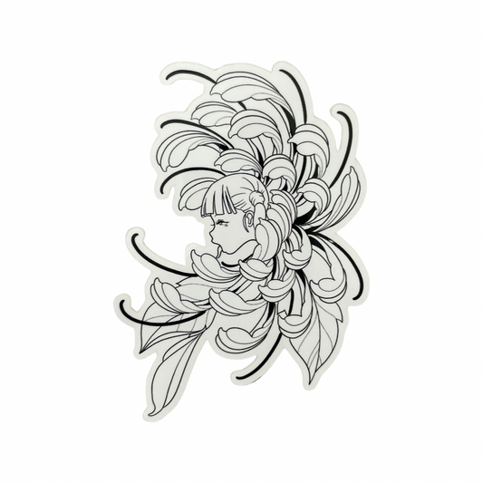 Chrysanthemum Floregao Sticker